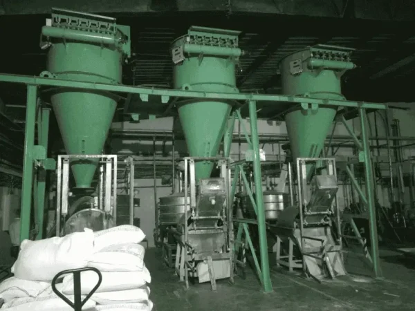 dust collection and filter receiver systems