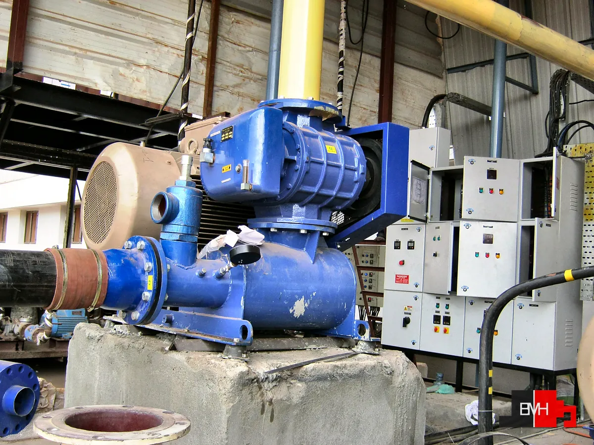 Scorpio conveying blower package at a plastics plant